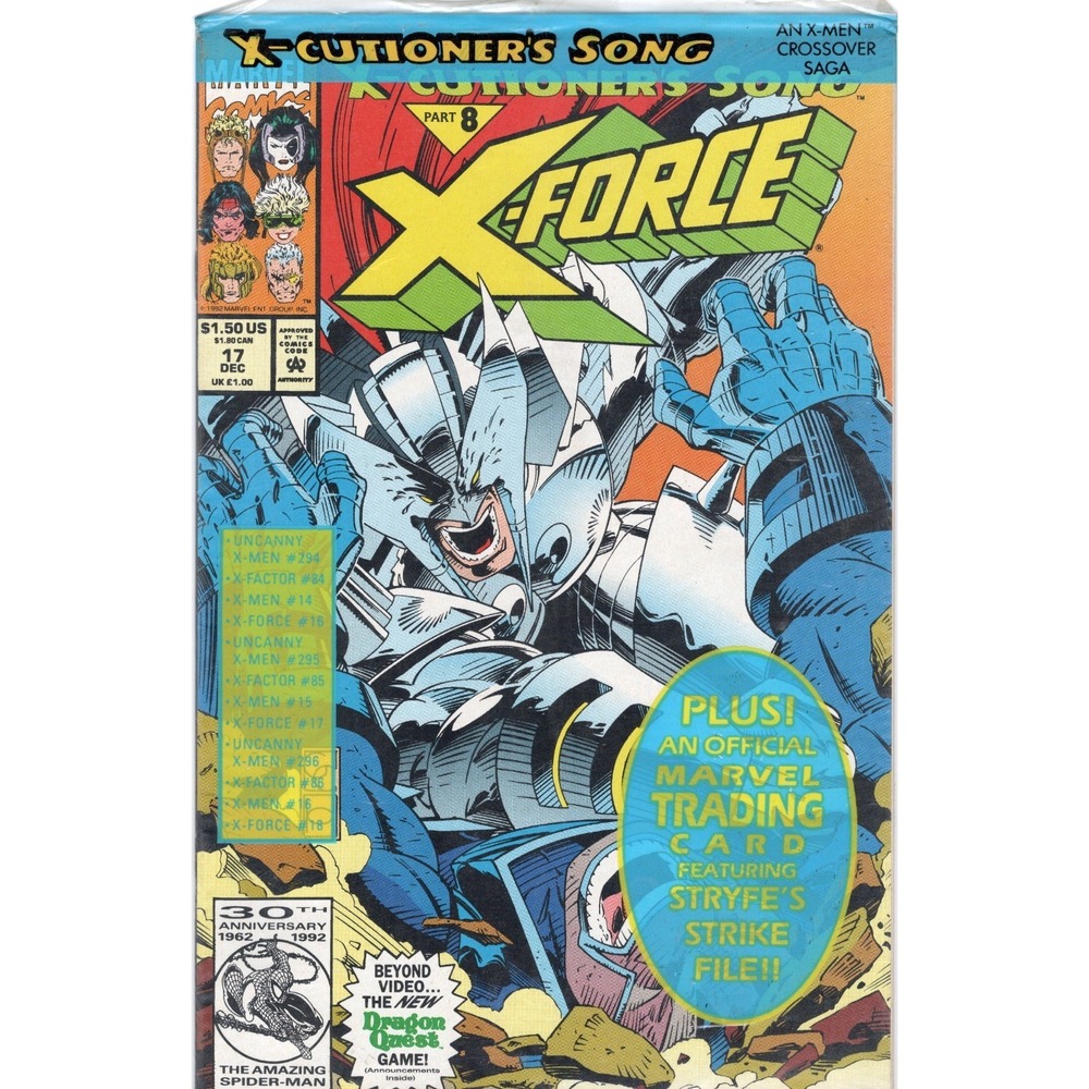 X-Force 1992 #17 Sealed Near Mint